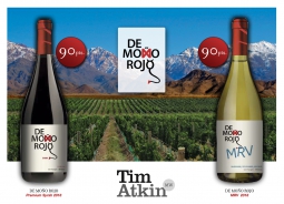 De Moño Rojo Premium Syrah y MRV 2018: 90 puntos Tim Atkin